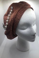 Jeweled & Pearl Decorated French Beret