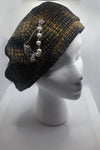 Jeweled & Pearl Decorated French Beret