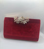 Elegant Red Evening Clutch Purse