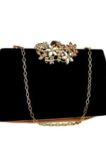 Elegant Black Evening Clutch Purse