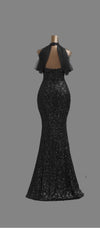 Iwona Black Gown