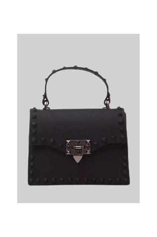 Black Stylish and Fashionable Jelly Handbag.