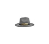 Wide-Brim Fedora With Gold Band Design