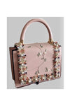 Trendy Decorated Flower Pink Bag