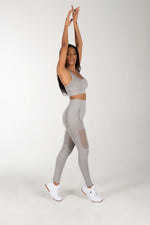 Two Piece Grey Long Fitness Set