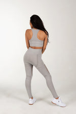 Two Piece Grey Long Fitness Set