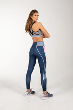 Long Multi-colored Two Piece Yoga Set.