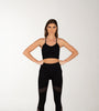 Padded Push-up Strappy Sports Bra and Long Leggings