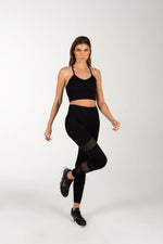 Padded Push-up Strappy Sports Bra and Long Leggings