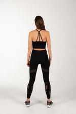 Padded Push-up Strappy Sports Bra and Long Leggings