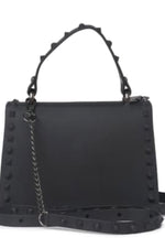 Black Stylish and Fashionable Jelly Handbag.