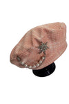 Jeweled & Pearl Decorated French Beret